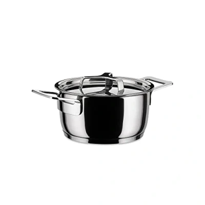Obrázek A DI ALESSI POTS &amp; Pans AJM101/16 rendlík se dvěma rukojeťmi z ušlechtilá ocel 18/10, lesklá