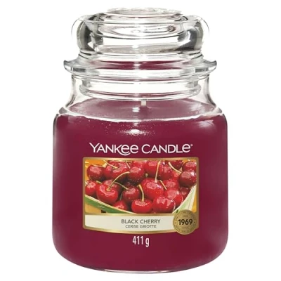 Obrázek Svíčka ve skle Yankee Candle, červená, 411g