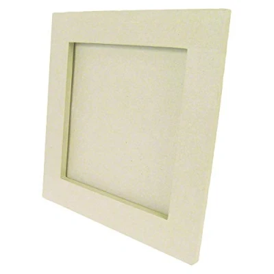 Obrázek Décopatch CD026C Rahmen zum Aufstellen (aus Pappmaché Verzieren und Personalisieren, quadratisch, 19,5 x cm, ideal für Ihre Bilder 11 einfach Aufhängen mit Haken) kartonbraun