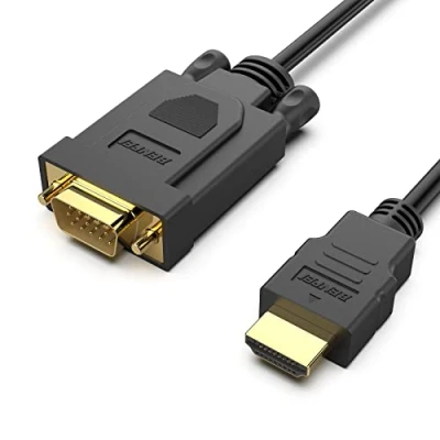 Obrázek BENFEI HDMI na VGA konvertor kabel 4,5 m, jednosměrný D SUB 15 Pin M/M podpora plný signál 1080P od vstupu Laptop HDTV výstup monitory, projektor, televizor