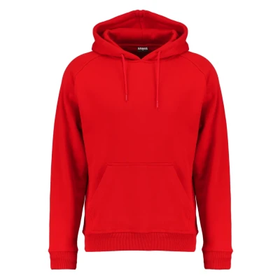 Obrázek Urban Classics Blank Hoody Mikina s kapucí, Muži, Velikost: 5XL, Red