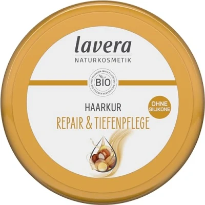 Obrázek lavera Vlasová kúra a hloubková péče bez silikonů intenzivní opravy bohatá veganská přírodní kosmetika 200 ml