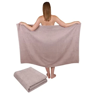 Obrázek Betz 2 kusy maxi osušek XXL Osuška Velikost 100 x 150 cm Berlin barva Cappuccino