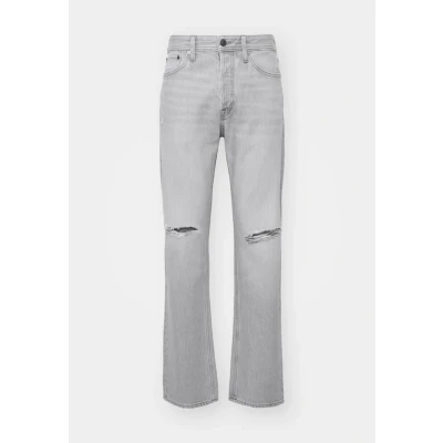 Obrázek JACK &amp; JONES Male Relaxed Fit Jeans JJICHRIS JJORIGINAL SBD 021 LN Jeans, Šedá Denim