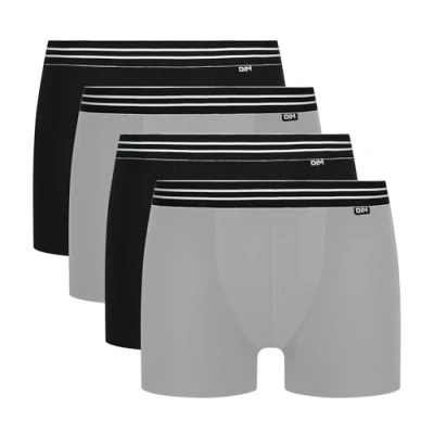 Obrázek DIM ECO 4 PACK Boxerky, Muži, Velikost: 4, Noir/gris