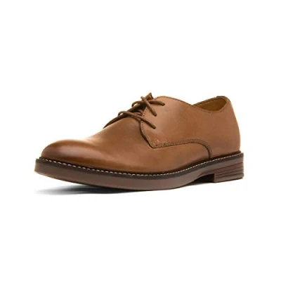 Obrázek Clarks Pánské Paulson Plain Derbys, Hnědá Tan Leather