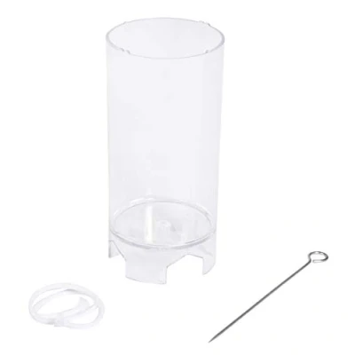Obrázek Rayher Hobby 3117100 Forma na odlévání svíček, válcový, plochý, SB sáček 1 kus, výška 10 cm, průměr 5 cm