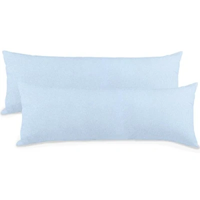 Obrázek Povlak na polštáře dvojité balení 100% kvalita Mako bavlny Jersey Classic Line Aqua textil