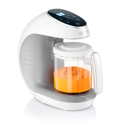 Obrázek Sweety Fox Multifunkční přístroj na přípravu dětské výživy 7 v 1 parní hrnec, mixér, pulz, automatická funkce čištění, sterilizovaný, ohřívač sklenic, rozmrazování