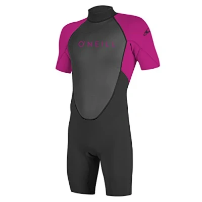 Obrázek ONEILL Mädchen Youth Reactor Ii 2mm Back Zip Spring Wetsuit, schwarz (Berry), 14