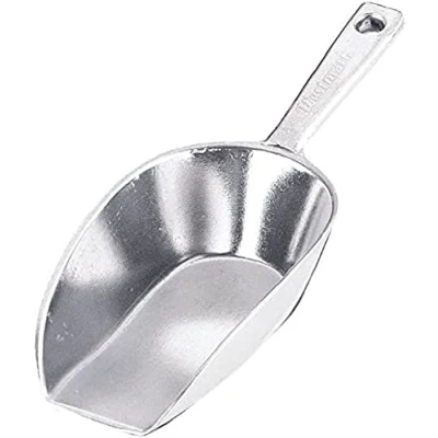 Obrázek Westmark Lopatka na pečení/vážení/plnění, objem: 37 ml (cca 35 g mouky), hliník, hygiena, stříbrná, 91012291