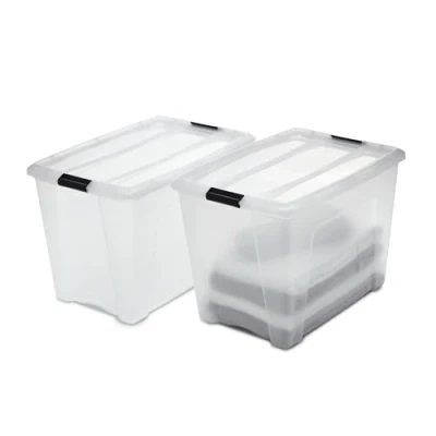 Obrázek Iris 103424, úložné boxy, &#039;New Top box&#039; 5 l, plast, čiré, 19,7 x 28,5 14,4 cm