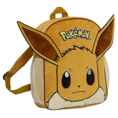 Obrázek Pokemon Rucksack Eevee Tasche 3D Plüsch Kinder Charakter Schulrucksack Lunch Buch