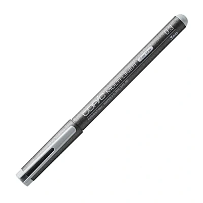 Obrázek Multiliner cool grey 0,3 mm, kreslicí tužka s pigmentovým inkoustem odolným vůči vodě a alkoholu, v chladném šedém profesionálním Fineliner pro skicování, ilustrace Outline