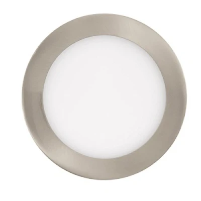 Obrázek EGLO connect LED vestavné svítidlo Fueva C, vestavěná lampa Smart Home, kov ve stříbrné barvě a plast v bílé, Ø 17 cm, stmívatelné, nastavitelné bílé tóny barvy