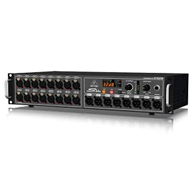 Obrázek Behringer S16 I/O box s 16 dálkově ovládanými předzesilovači Midas, 8 výstupy a sítí AES50 technologií Klark Teknik SuperMAC