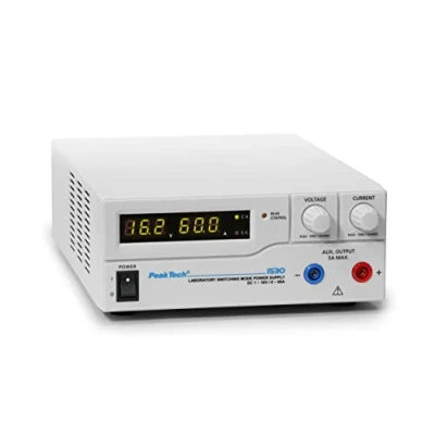 Obrázek PeakTech P 1530 laboratorní síťový zdroj DC 1 16 V / 0 60 A