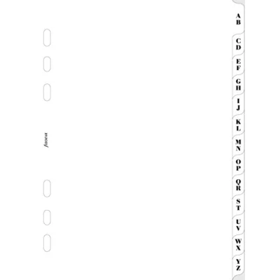 Obrázek Filofax 250191 A Z rejstřík A5, 2 písmena, bílý