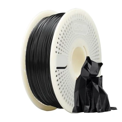 Obrázek eSUN PLA+ Refill Filament a cívka Kit, Spoolless PLA Plus 1,75 mm Removable eSpool+, 1 kg (2,2 LBS) pro 3D tiskárny, černé
