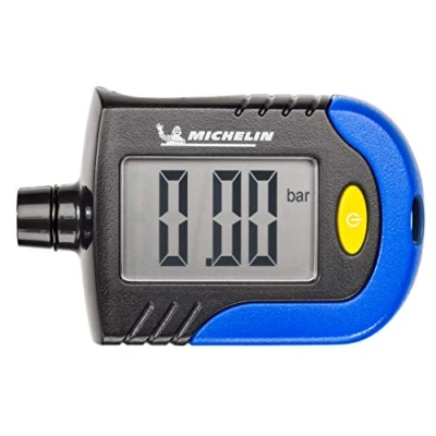 Obrázek MICHELIN Reifendruck Prüfer Digitaler Luftdruckprüfer Reifen Manometer mit Profiltiefenmesser Reifenprofilmesser, LCD Display, Für Auto, Fahrrad, Motorrad, Wohnwagen und Anhänger