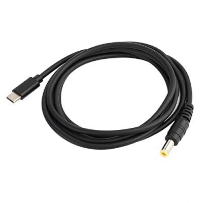 Obrázek SUPERNIGHT 5,5x2,5mm DC na typ C USB vstupní kabel pro laptop notebook 18 20V 65W PD nabíječka (není součástí dodávky), 5,5 * 2,5 mm 1,5 m