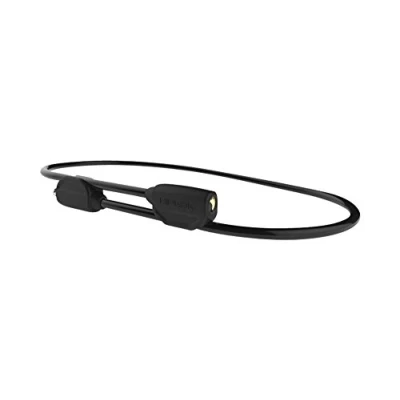Obrázek Hiplok POP, kabelový zámek, unisex, ALL BLACK, 130 cm obvod uzávěru