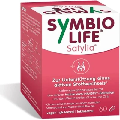 Obrázek SymbioLife Satylia, 60 kapslí: doplněk stravy pro aktivaci metabolismu, podporuje přirozený pocit sytosti