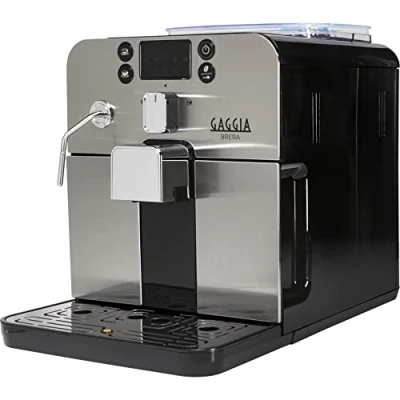 Obrázek Gaggia RI9305/11 Brera plně automatický kávovar, na espresso a cappuccino, kávová zrna nebo mletá, 1400 W, stříbrná/černá, 100% Made in Italy