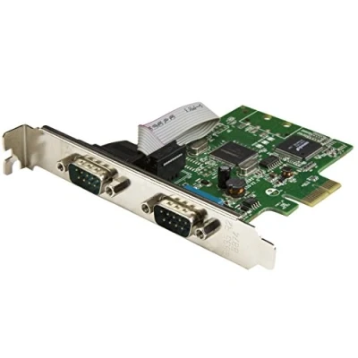 Obrázek StarTech.com 2 Port PCI Express Seriell Karte mit 16C1050 UART RS232 PCIe Dual Channel