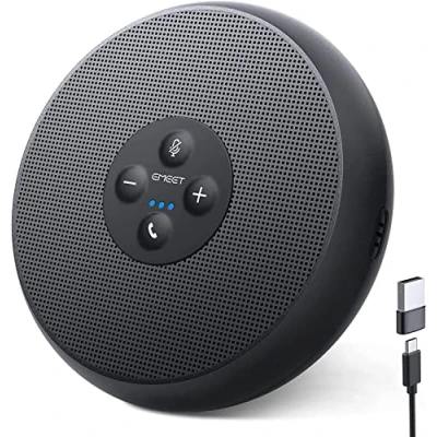 Obrázek EMEET Konferenční reproduktor M1A s redukcí hluku 360 duální mikrofon, Plug &amp; Play, Zoom certifikovaný pro hovory/konference/online schůzky/třídy 58 osob