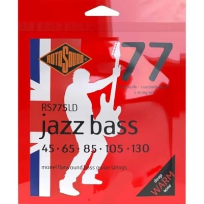 Obrázek RS 775LD Jazz struny 5 st flat f E Bass 45 130 long scale