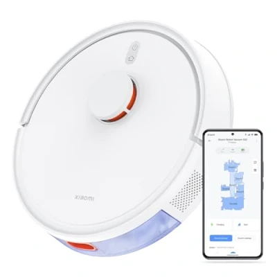 Obrázek Xiaomi Robotický vysavač a mop Robot Vacuum S20, chytrý plán čištění s laserovou navigací LDS navigací, sací výkon 5000 Pa, baterie 3200 mAh, pro koberce, tvrdé podlahy, zvířecí chlupy,