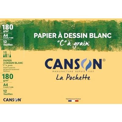 Obrázek CANSON 200027107 Zeichenpapier, DIN A4, 180 g/qm