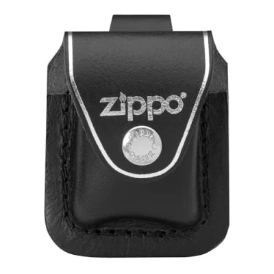 Obrázek Zippo Kožené pouzdro pro zapalovače barva černá se smyčkou