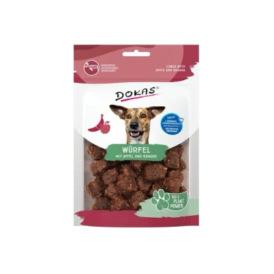 Obrázek DOKAS Kostky s jablkem a banánem 105g