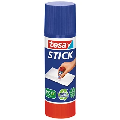 Obrázek tesa Stick ecoLogo pachově neutrální lepicí tyčinka na papír a lepenku bez rozpouštědel šetrná k životnímu prostředí 40 g
