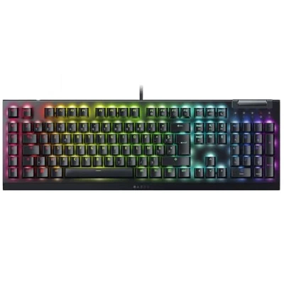 Obrázek Razer BlackWidow V4 X mechanická herní klávesnice Chroma RGB (mechanický spínač, zelený, 6 vyhrazených makro tlačítek, ABS klávesy) rozložení FR černá