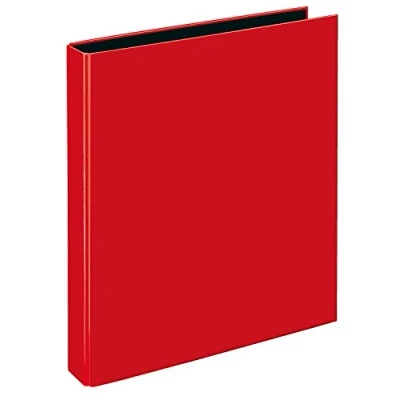 Obrázek VELOFLEX 1143321 kroužkový pořadač VELOCOLOR, pořadač, DIN A4, 255 x 318 45 mm, 4kroužková mechanika, karton, světle červená, 1 kus