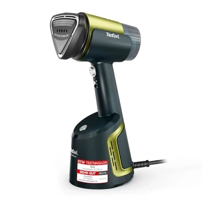 Obrázek Tefal Aero Steam parní žehlička, keramická žehlicí plocha, 20 g/min. výkon, 100 ml odnímatelná nádrž na vodu, hladina hluku 84 dB (A), 3 režimy, 1400 W, modrá/zelená, DT9810F0