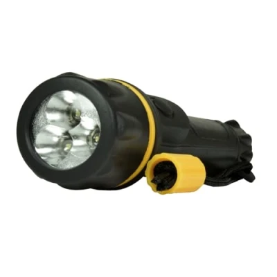 Obrázek 3 AA slaměný klobouk gumové kapesní svítilny 2 x LED