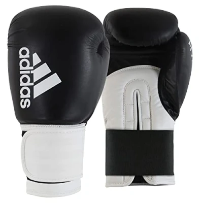 Obrázek adidas Hybridní boxerské rukavice 100 g, černá/bílá, 10 oz