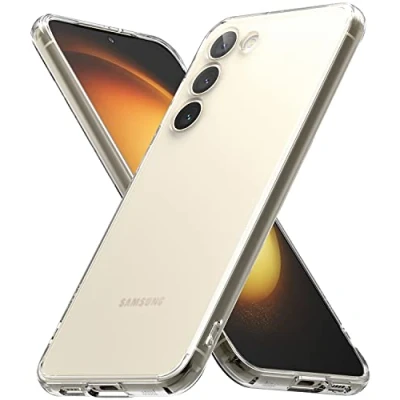 Obrázek Ringke Fusion kompatibilní se Samsung Galaxy S23 5G (2023) obal proti otiskům prstů matný zadní strana saténová textura Case Matte Clear