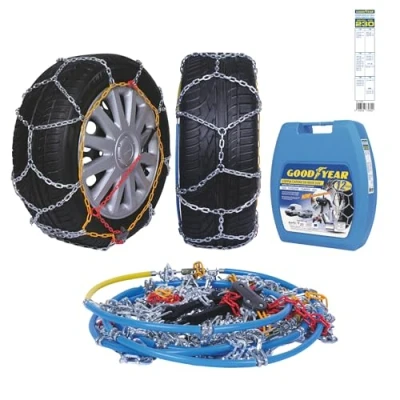 Obrázek Goodyear 77932 sněhové řetězy 12 mm pro SUV, dodávky a obytné vozy se samoupínacím systémem, velikost 230