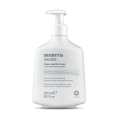 Obrázek Sesderma Pěnový krém bez mýdla Salises kůže se sklonem k akné kyselina salicylová matování pokožky aktivní látky čistá pokožka čištění.
