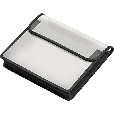 Obrázek VELOFLEX 1450291 Sběratelská krabice, složka VELOBAG DIN A5 formát na šířku, matná průhledná, se suchým zipem, 1 kus