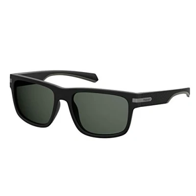 Obrázek Polaroid Unisex sluneční brýle pro dospělé PLD 2066/S, černé (Mtt Black), 56, černá Black)