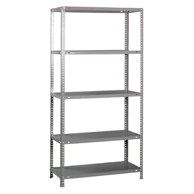 Obrázek SimonRack Schwerlastregal, Lagerregal, 180x90x40 Metallregal, Kellerregal, Biegestelle 75 kg, 5 Fachböden, Grau Advantage