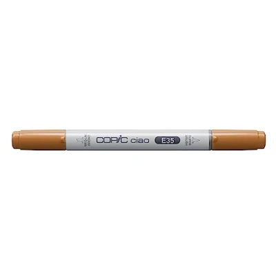 Obrázek COPIC Ciao Marker typ E 35, Chamois, univerzální popisovač rozložení, se středně širokým a štětcovým hrotem