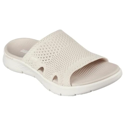 Obrázek Skechers Dámské posuvné sandály Go Walk Flex Elation, Přírodní, 38 EU