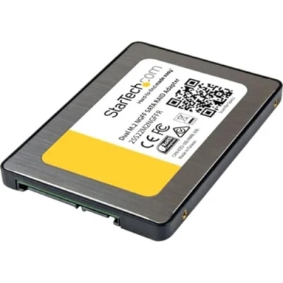 Obrázek StarTech.com Dual M.2 SATA adaptér s RAID (2x SSD na 2,5&quot; (6 Gbit/s) / konvertor podporou TRIM)